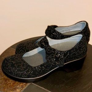 Alegria Black and Silver Shoes